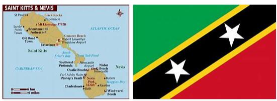St Kitts and Nevis Geography